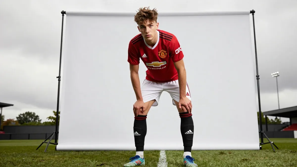 Manchester United forward Shea Lacey has signed his first professional contract with the club after scoring his first...